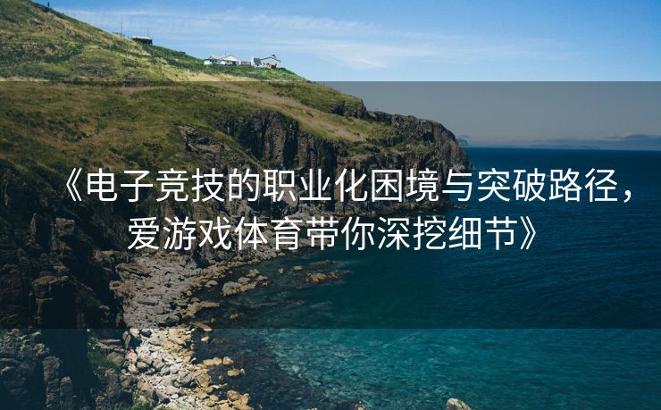 《电子竞技的职业化困境与突破路径，爱游戏体育带你深挖细节》