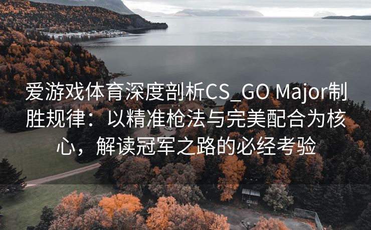 爱游戏体育深度剖析CS_GO Major制胜规律：以精准枪法与完美配合为核心，解读冠军之路的必经考验
